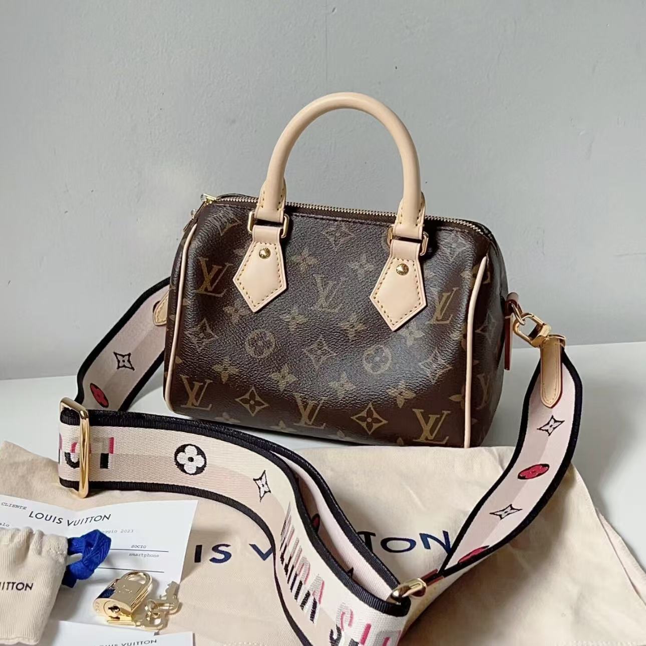 95新 LouisVuitton/路易威登 LV老花speedy20 25090094-03