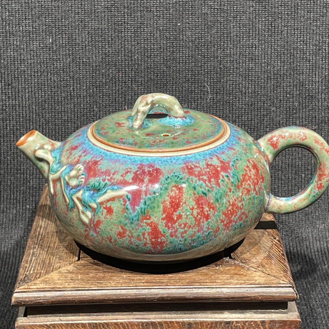 中国神垕钧瓷手工茶壶