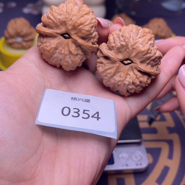 文玩核桃把件蛤蟆40.0354