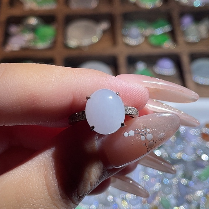 翡翠银S925镶嵌颈饰