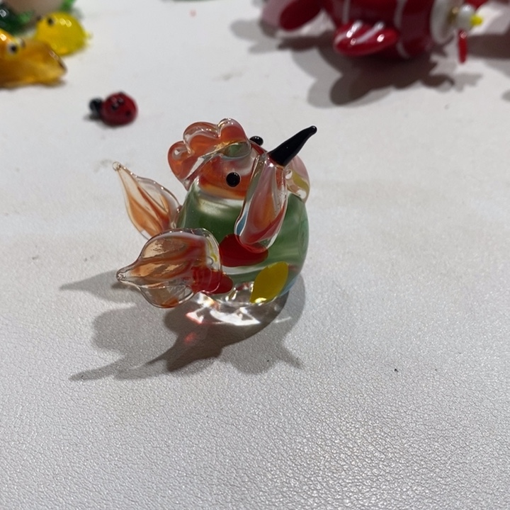 琉璃手工艺品琉璃咕咕鸡