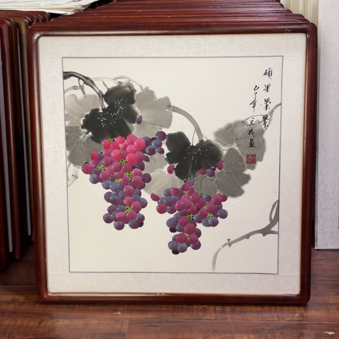 国画带框尺寸63*63厘米