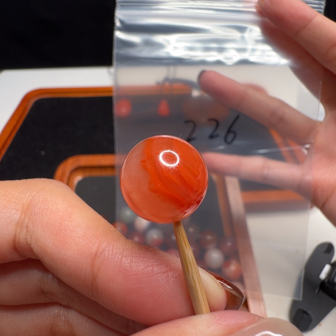 未镶嵌南红玛瑙南红玛瑙226号12.5+mm凉山