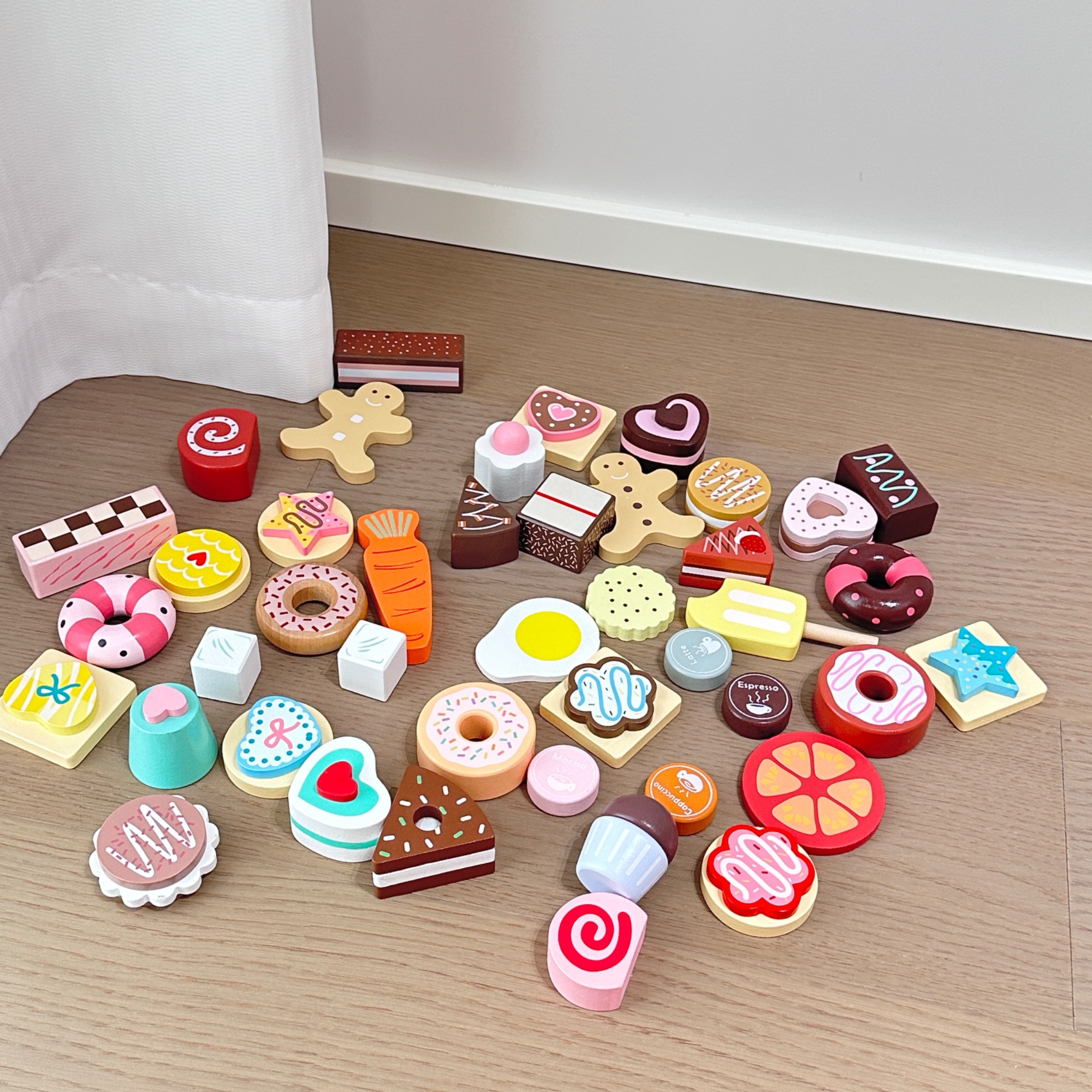 （直播自选专用链接）小物件木制玩具甜品下午茶过家家6岁