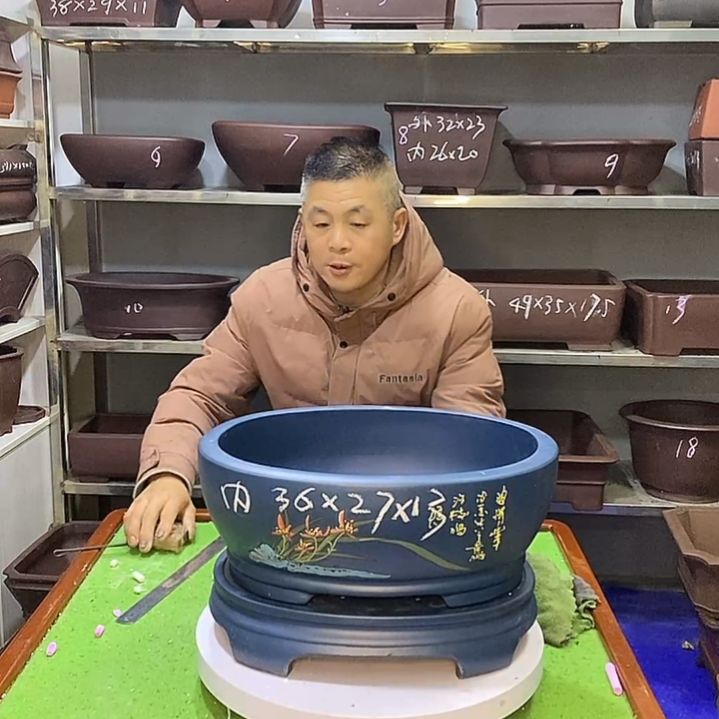 宜兴紫砂花盆花盆花盆