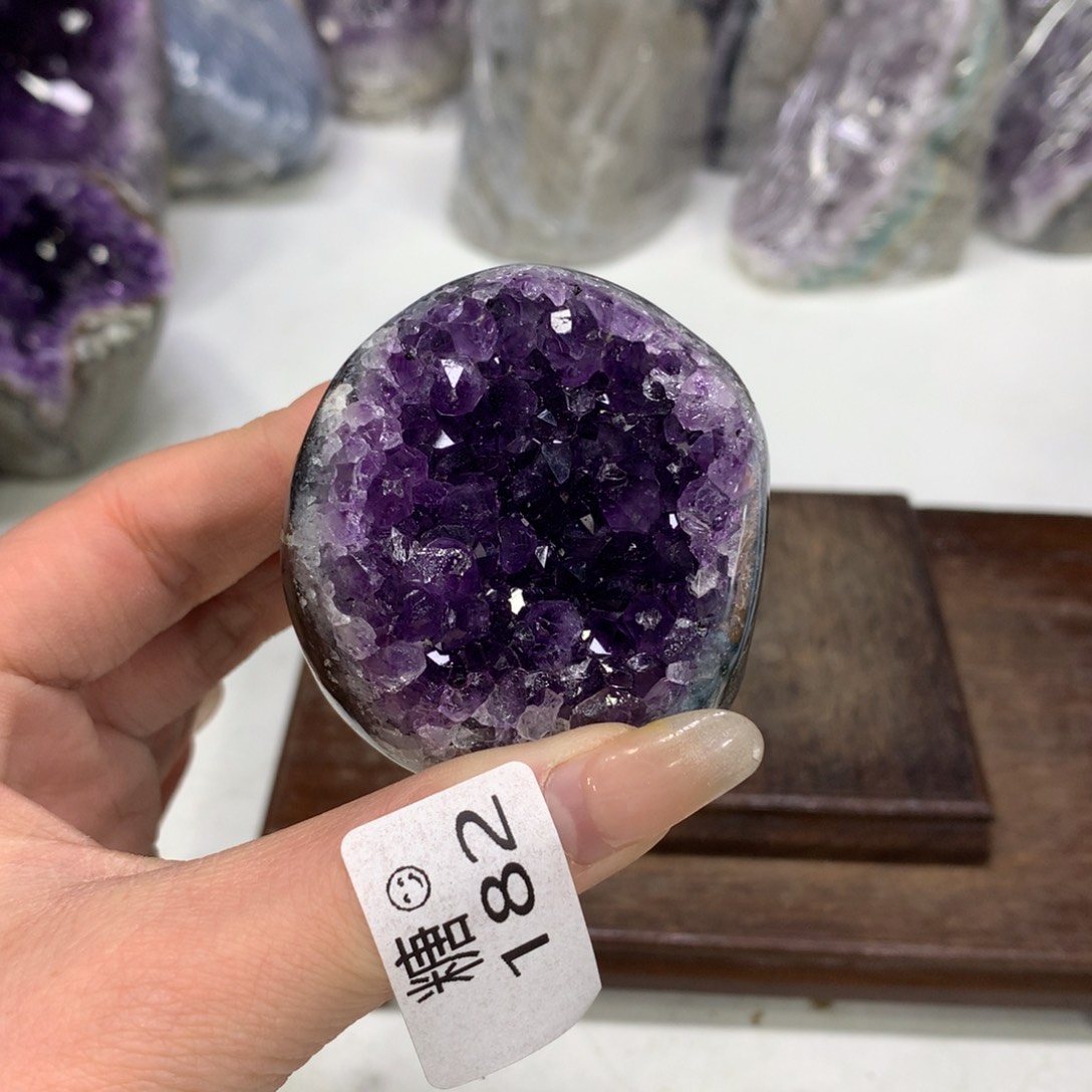紫晶摆件未镶嵌水晶