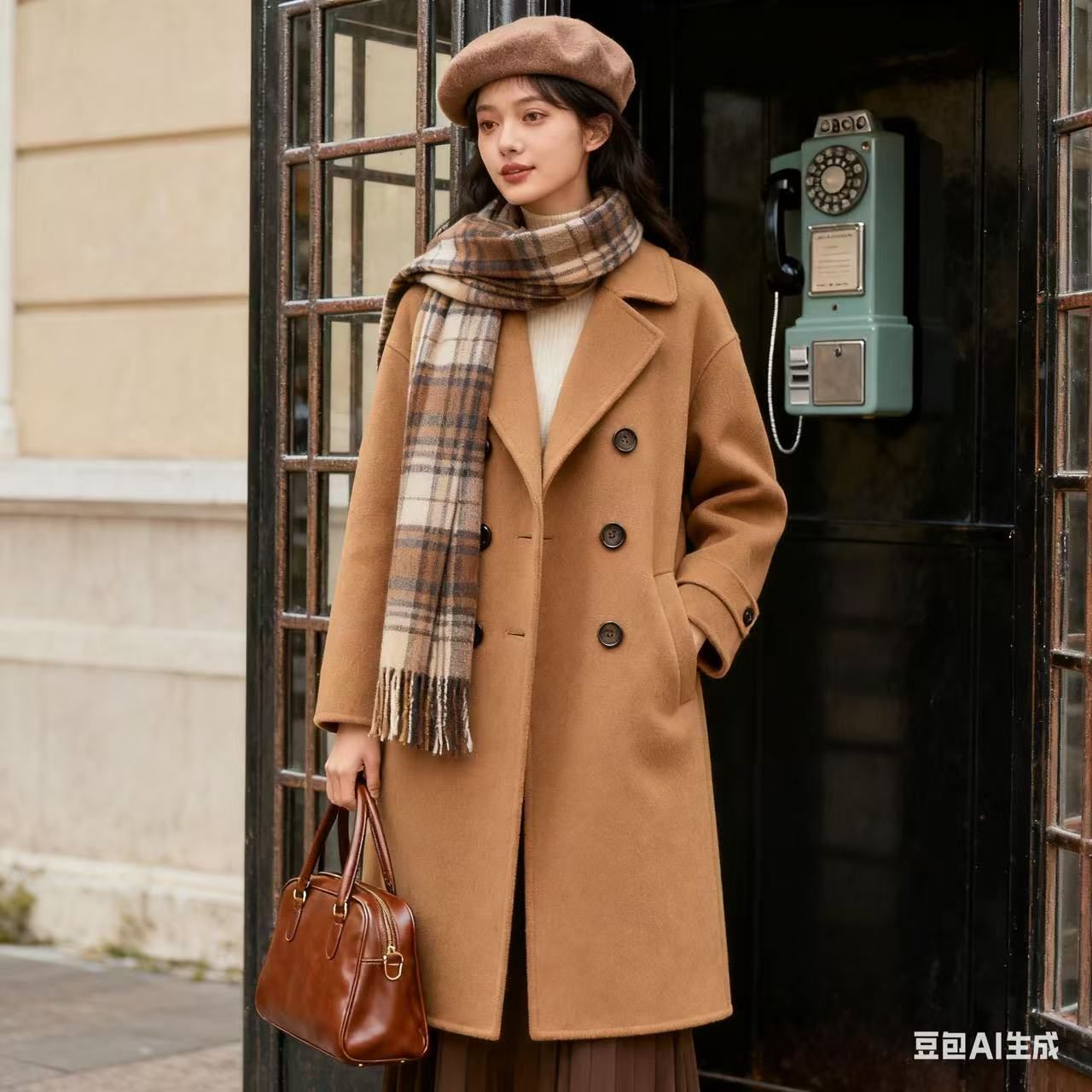 E661-E670【江南韵】春秋冬双面羊绒大衣外套 以直播间下单为准N