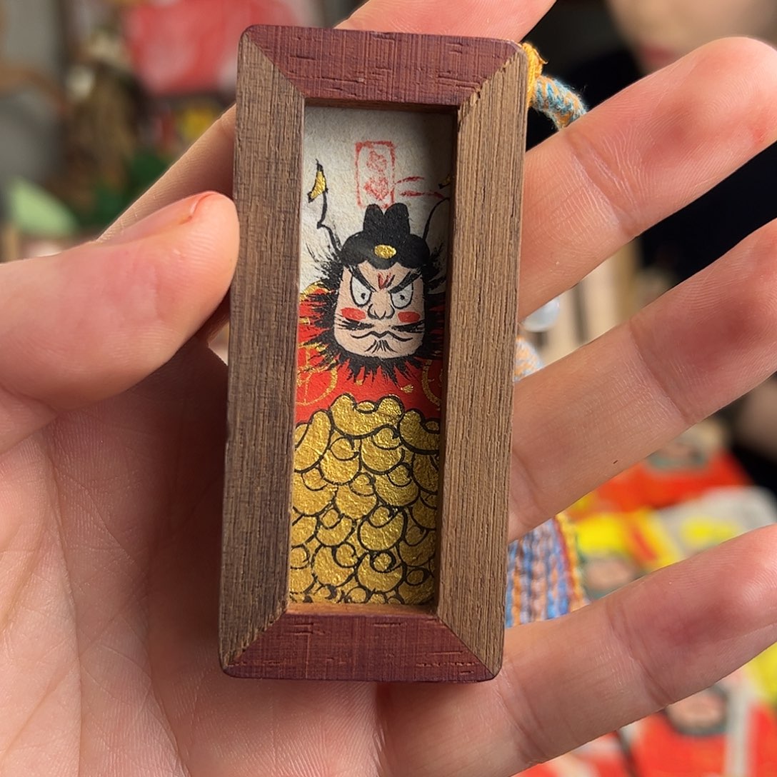 小***夫纯手绘钟馗文创画