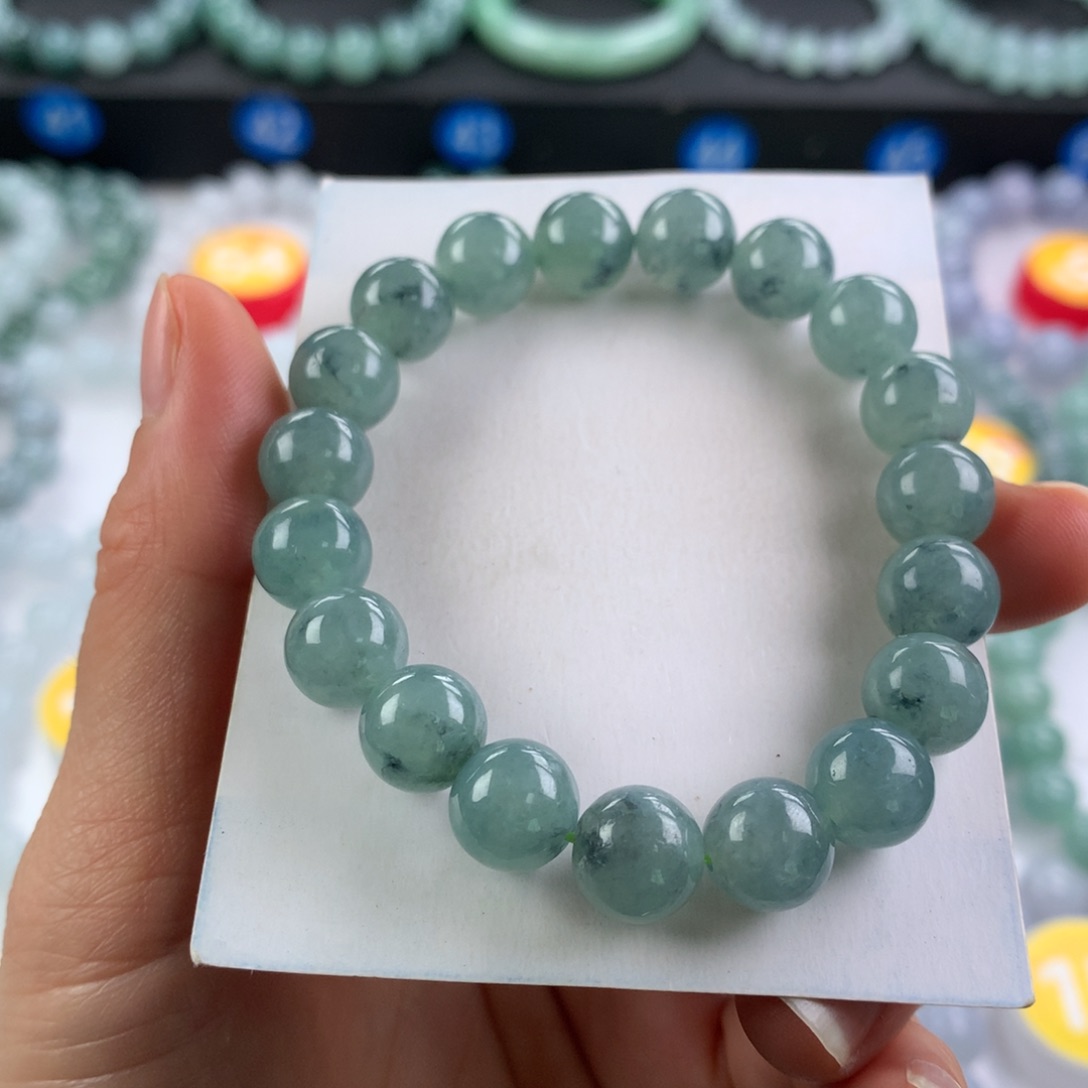 翡翠未镶嵌手链卡10