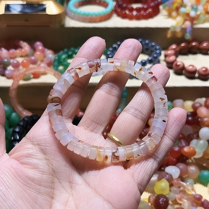 玛瑙/玉髓未镶嵌手链