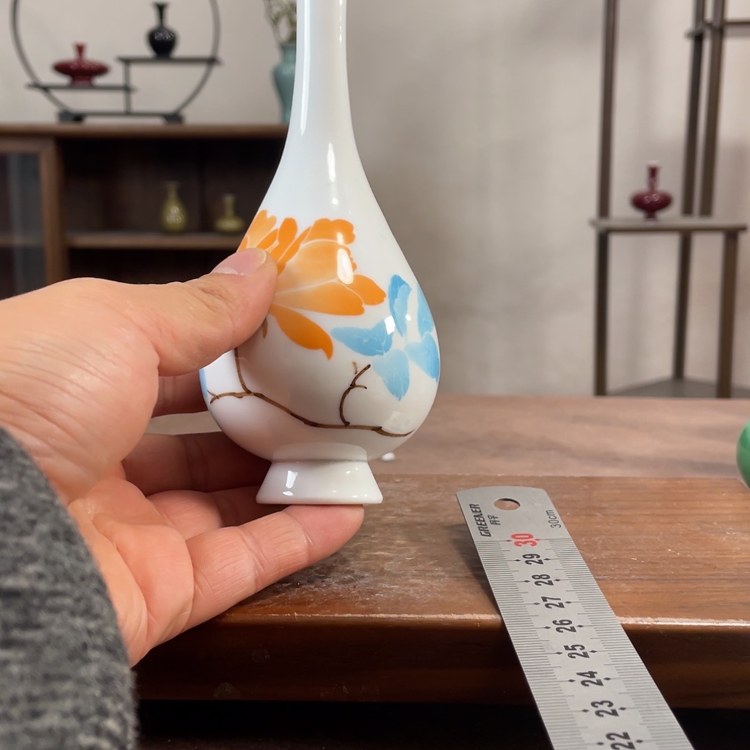 瓶花瓶摆件的时候我