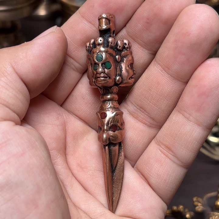 用***9铜星月菩提挂件菩提