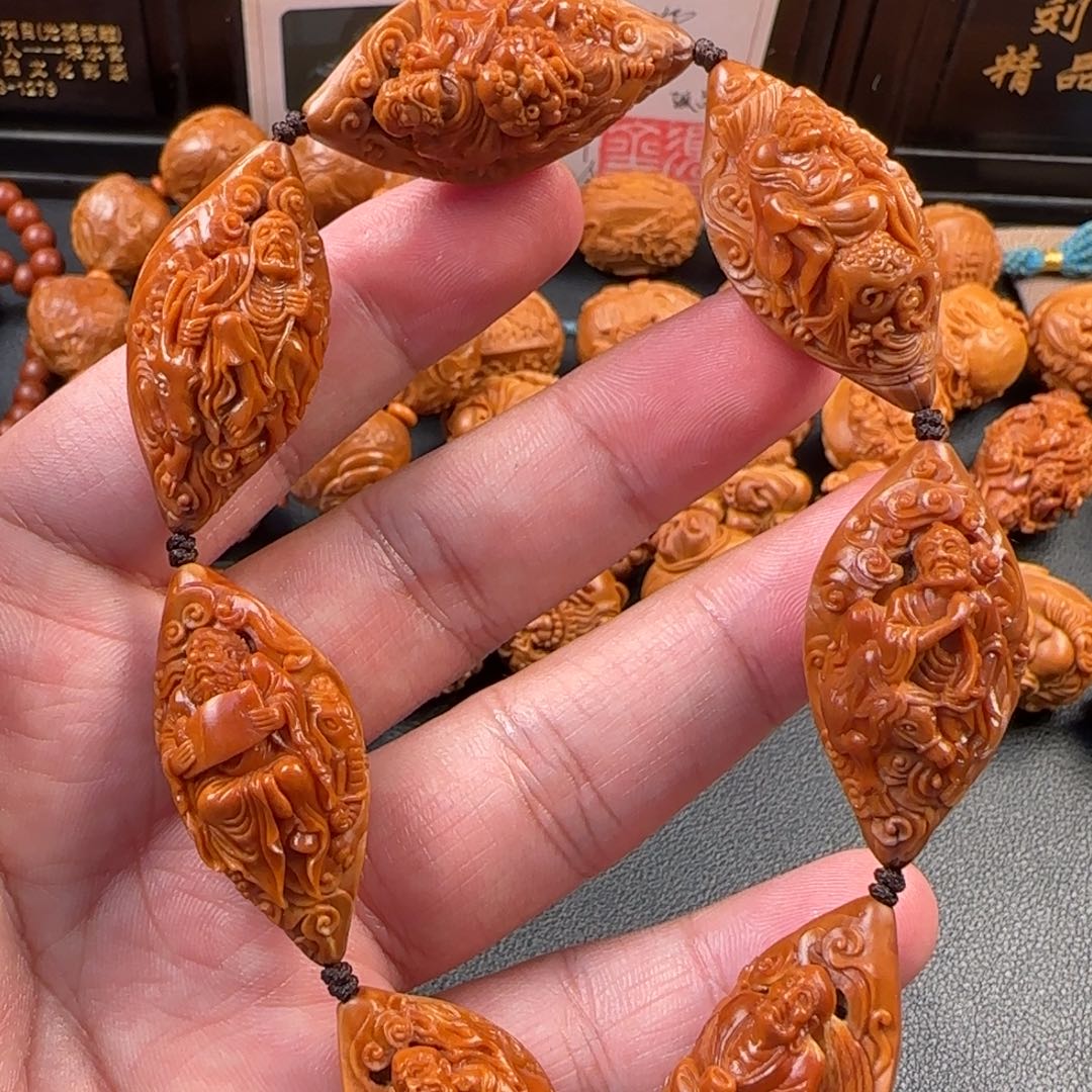 橄榄核手串/手链陈永金七星罗汉手持