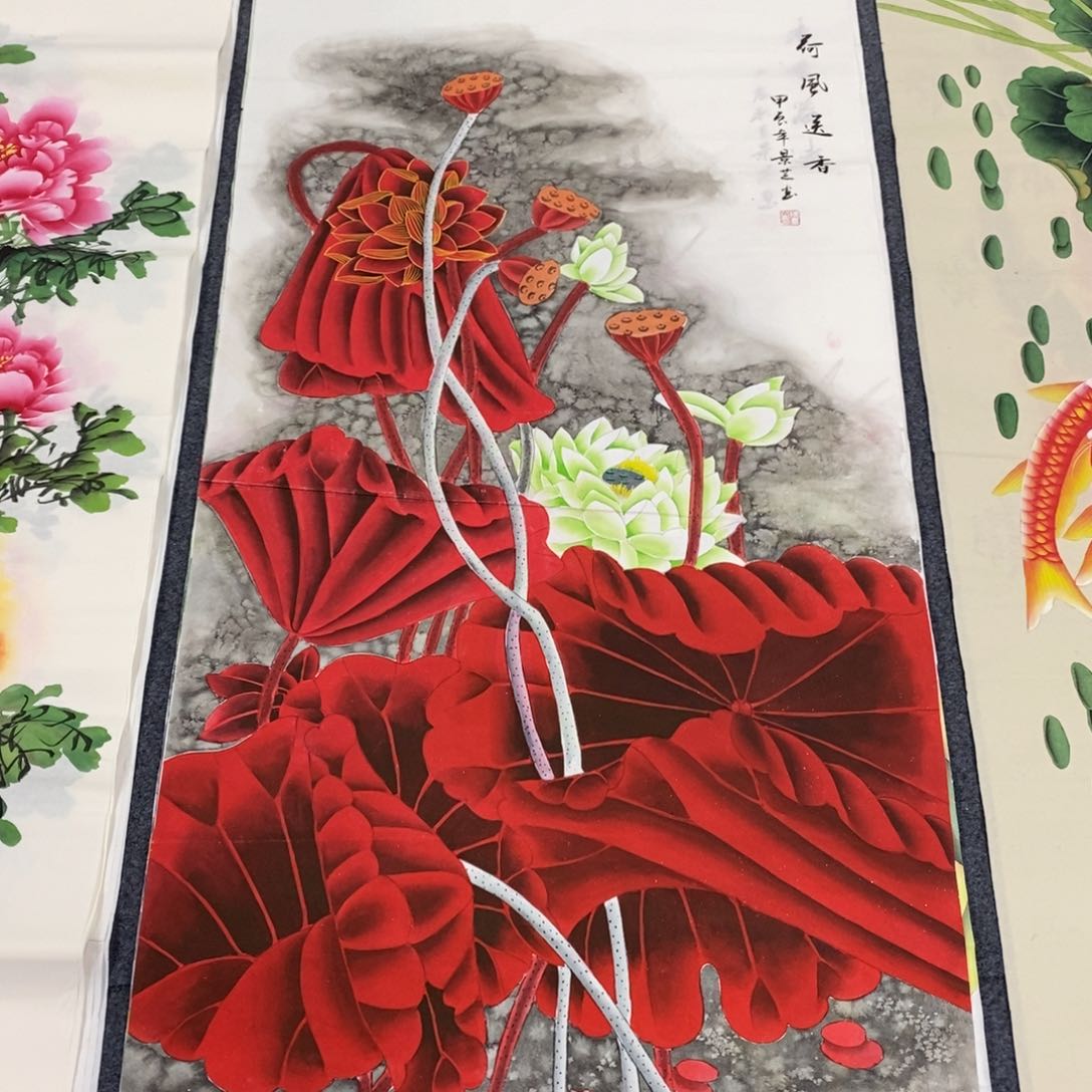 国画140✖️70工笔画画画画画画画