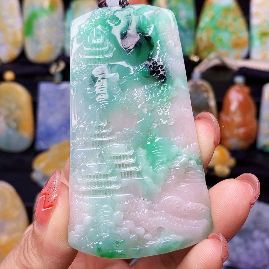 定制翡翠未镶嵌翡翠A货一物一证