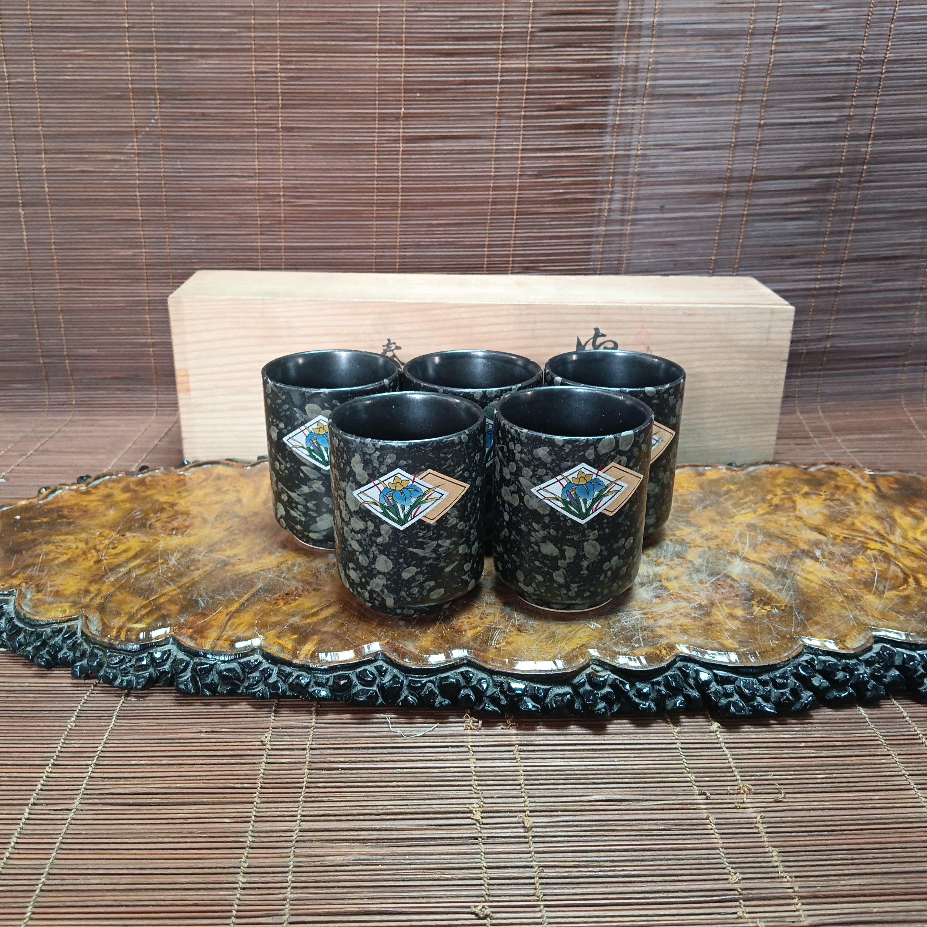 1005精美陶瓷茶杯五客