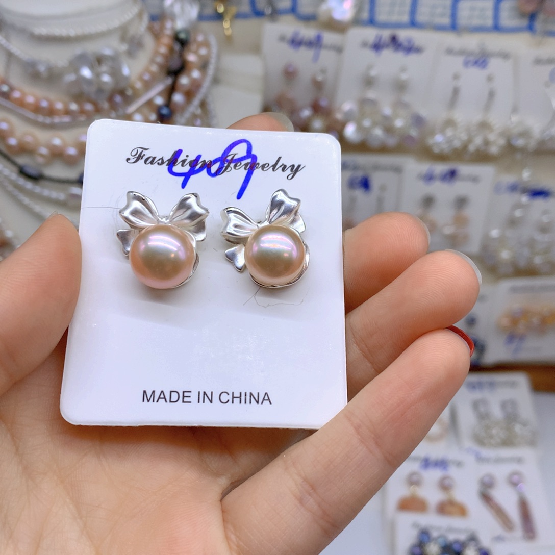 淡水珍珠颈饰银S925镶嵌