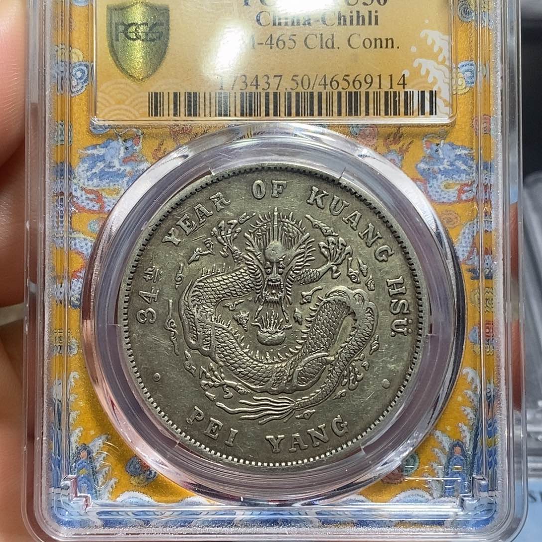 银水**清PCGS评级北洋龙店3 J29