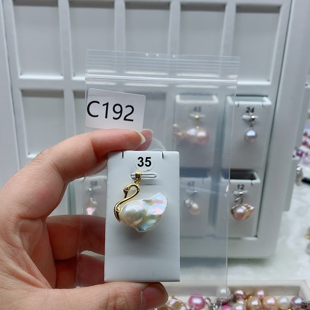 吊坠(不含链)淡水珍珠合金