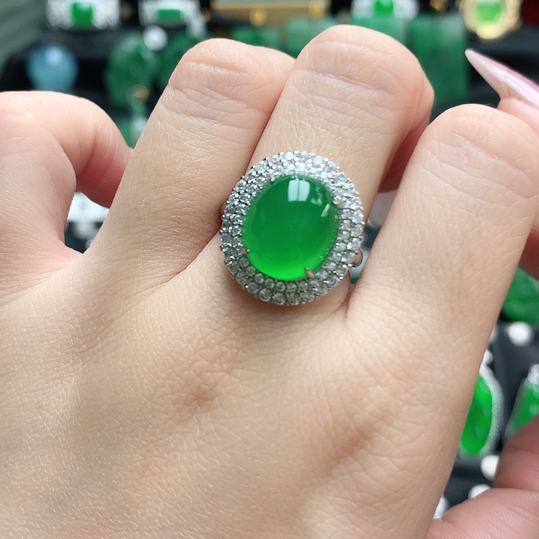 玛瑙/玉髓戒指未镶嵌