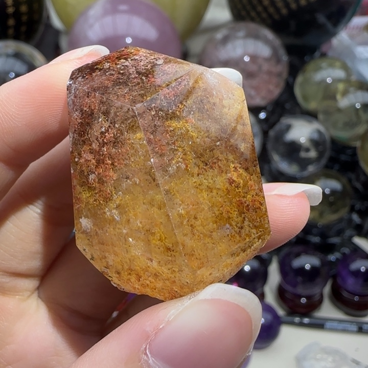 蜡***七水晶摆件未镶嵌b020