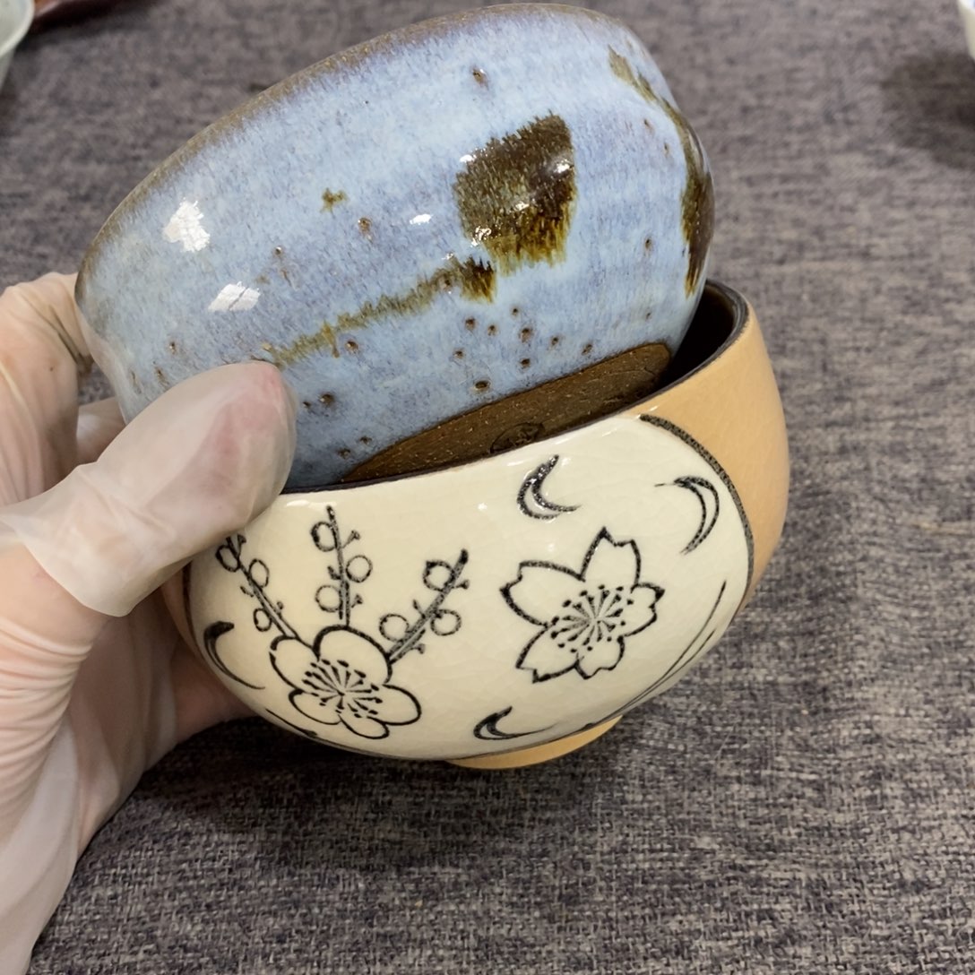 茶杯紫砂非常漂亮好看的花瓶