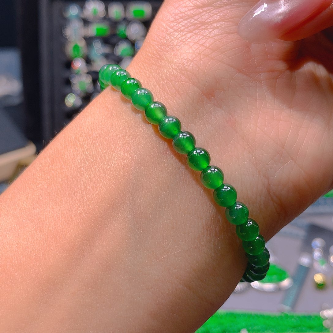 翡翠未镶嵌耳饰天然翡翠