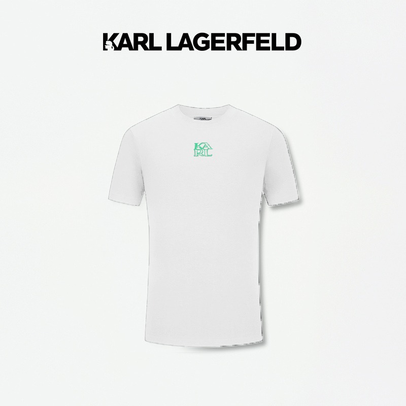 【官方男装】KARL LAGERFELD卡尔拉格斐新款春季T恤1K1D50602117