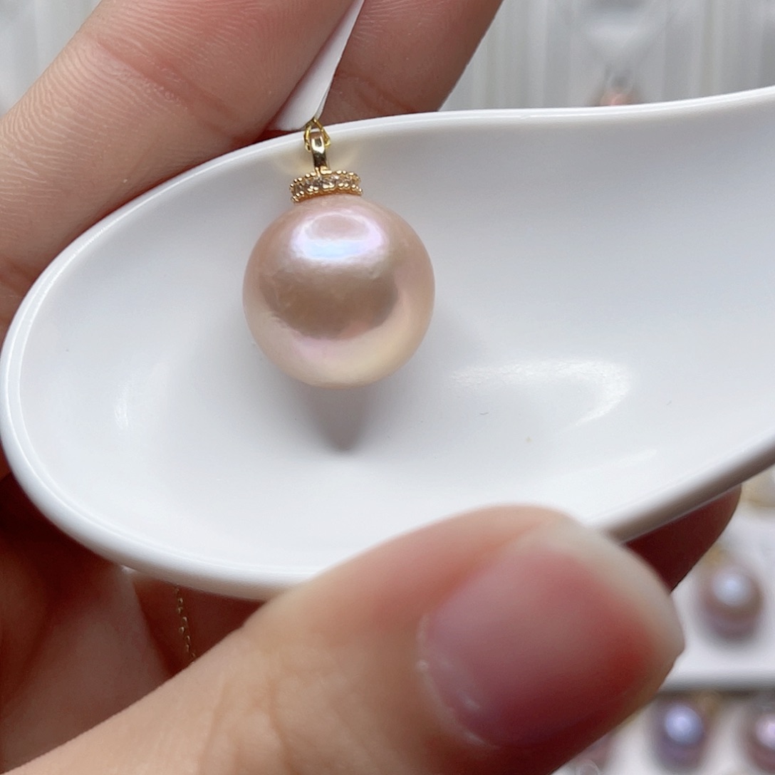 淡水珍珠未镶嵌吊坠(赠链)