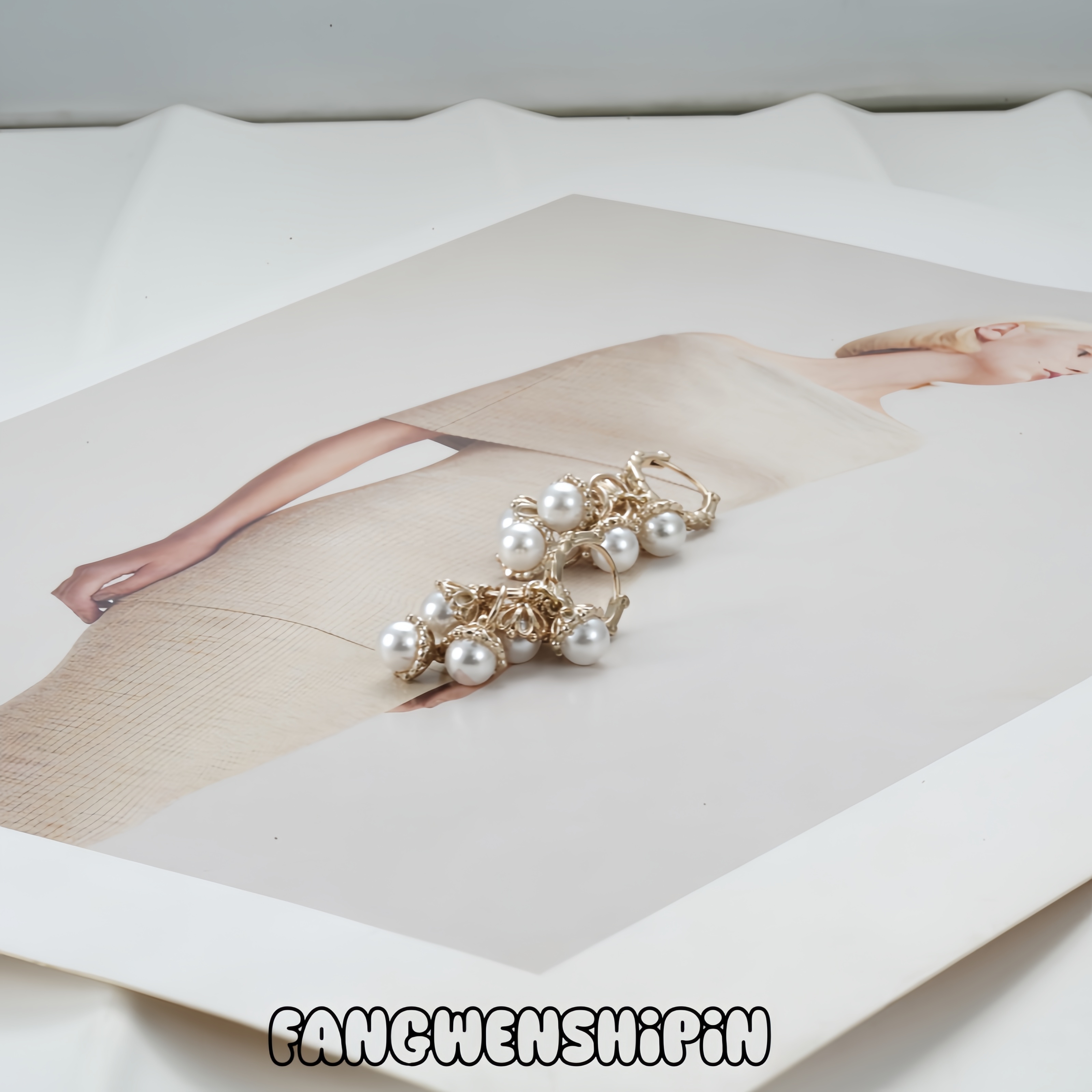 铜合金仿珍珠耳饰 耳环5024