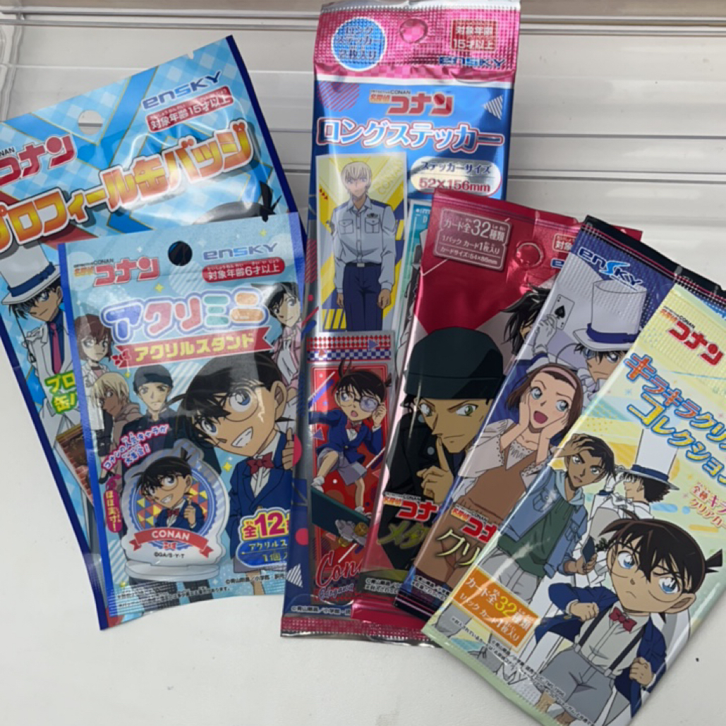 【日谷】名侦探柯南百元店卡片立牌贴纸盲盒