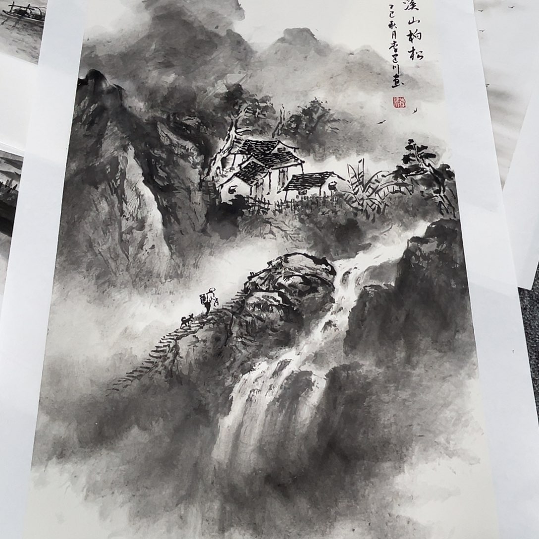 江***风国画李建川老师作品欣赏