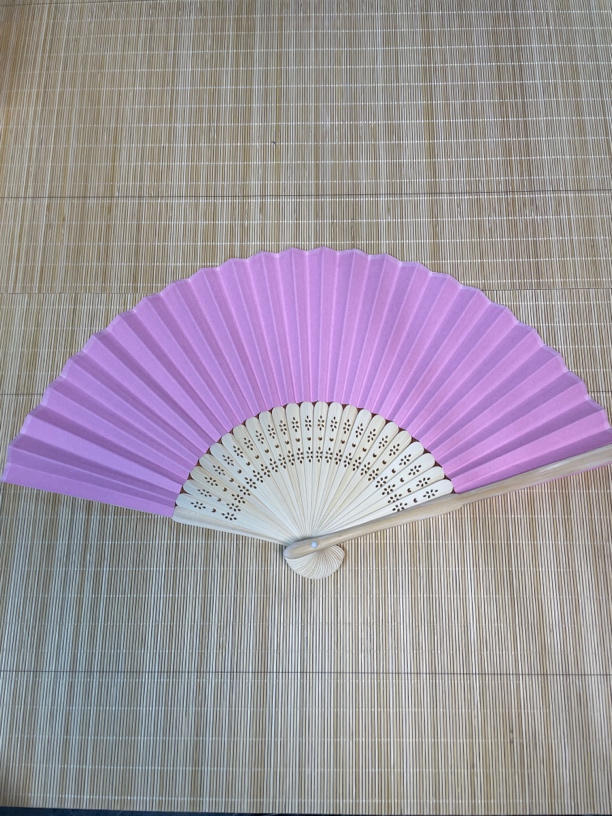 勤文堂宣纸超级浮力【粉色·和风折扇】2把