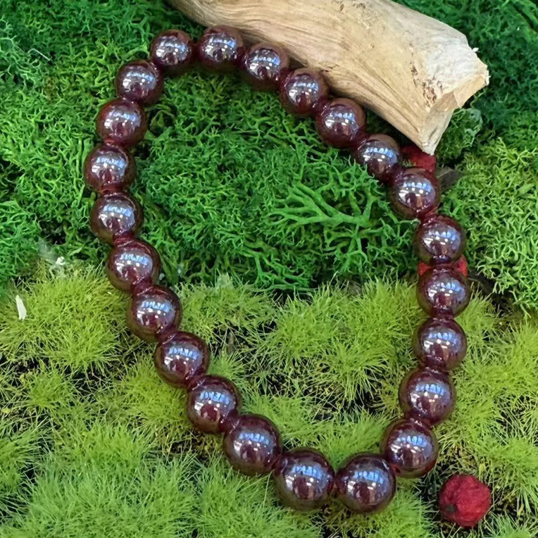 非金属珐琅手链 花师傅推荐  红色珠珠手链 10mm