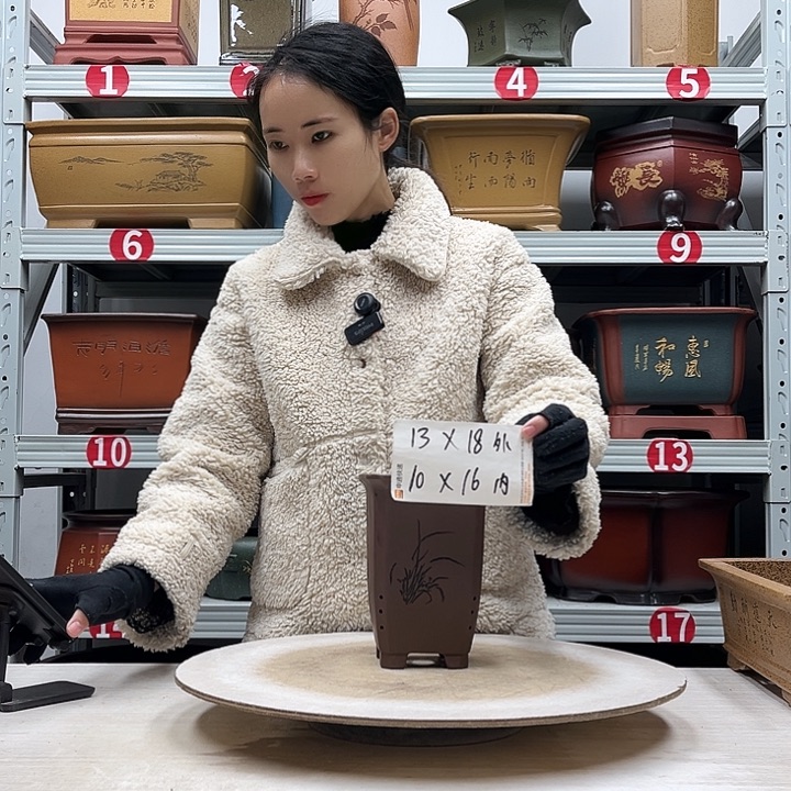 紫砂花盆紫砂花盆