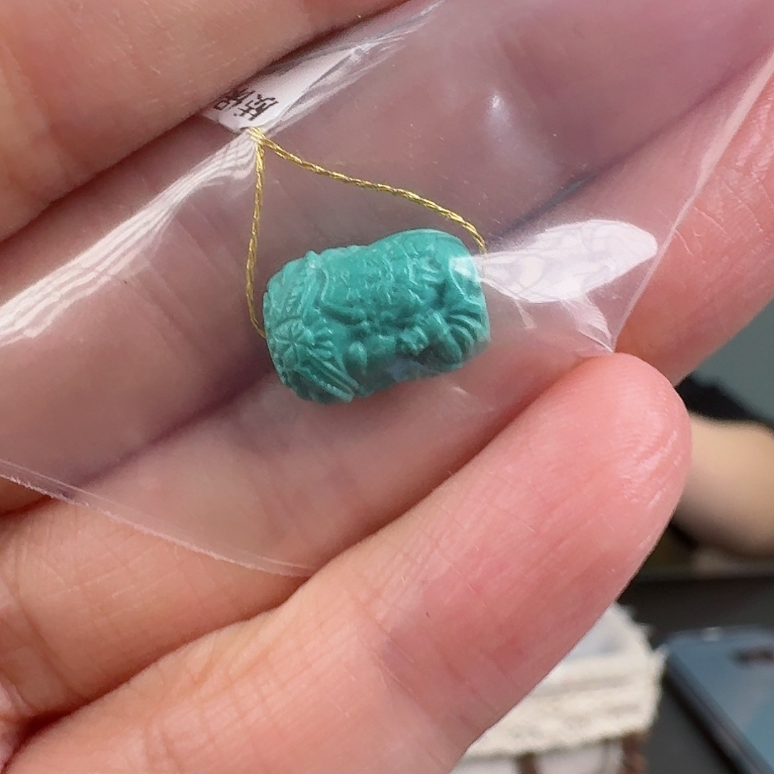 绿松石珠宝奇石未镶嵌