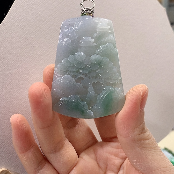 翡翠未镶嵌颈饰翡翠吊坠