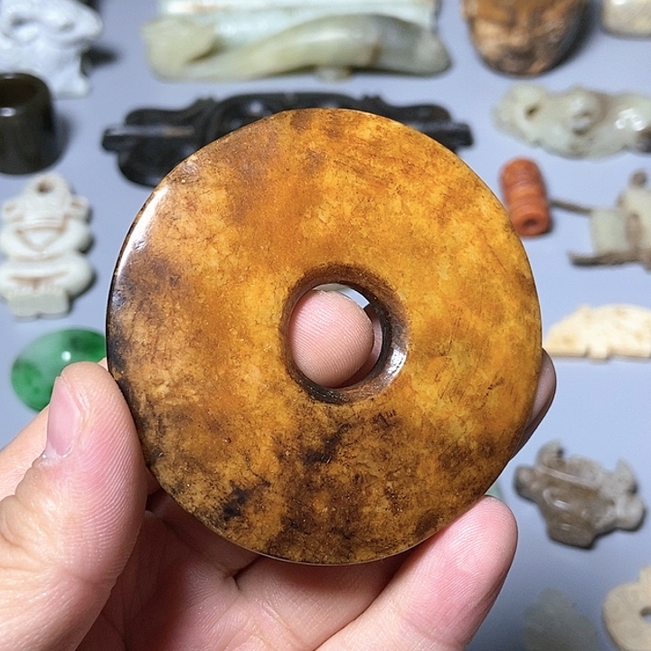 和田玉未镶嵌颈饰133