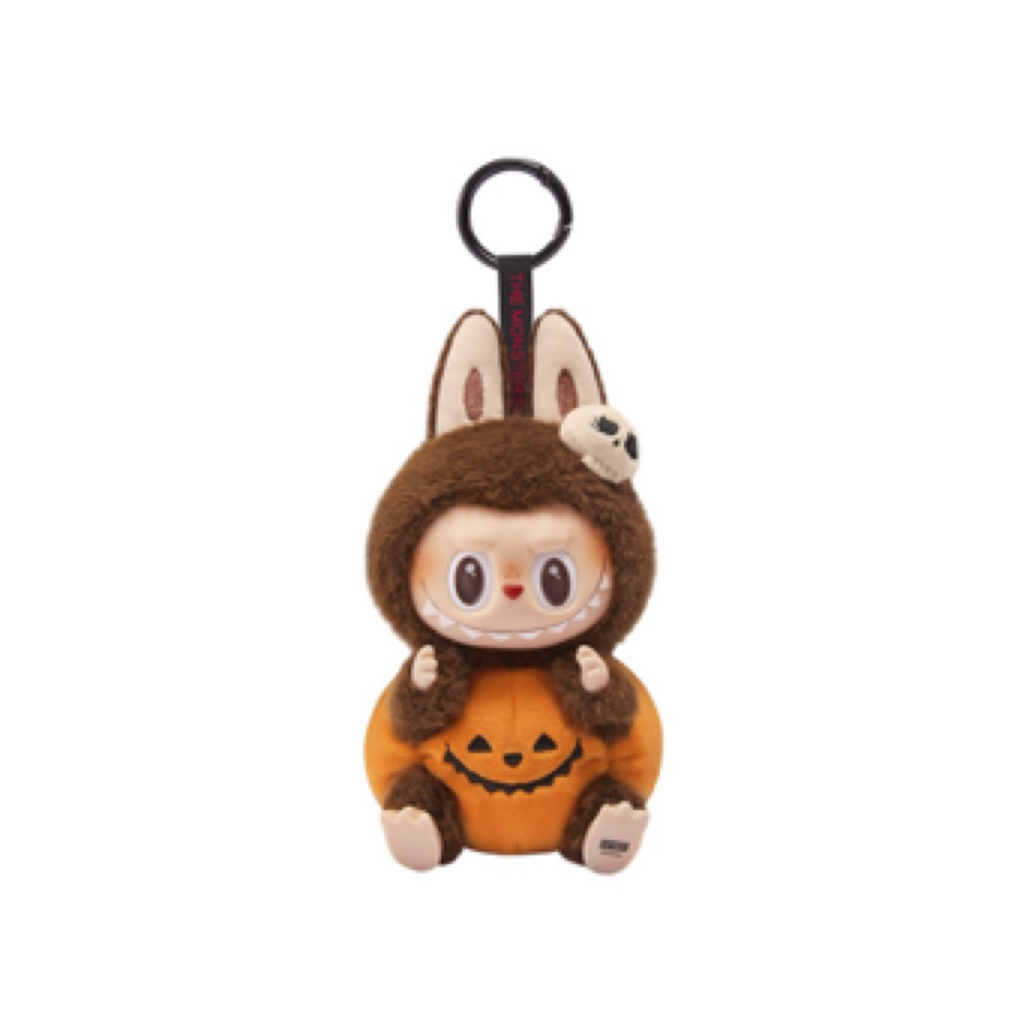 THE MONSTERS 南瓜拉布布搪胶毛绒挂件小号非原版