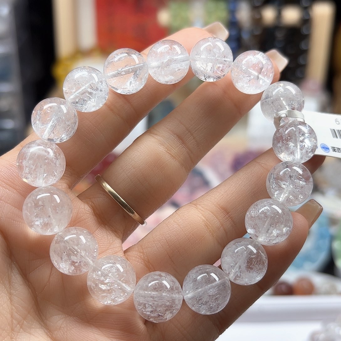 水晶手链未镶嵌白阿塞12