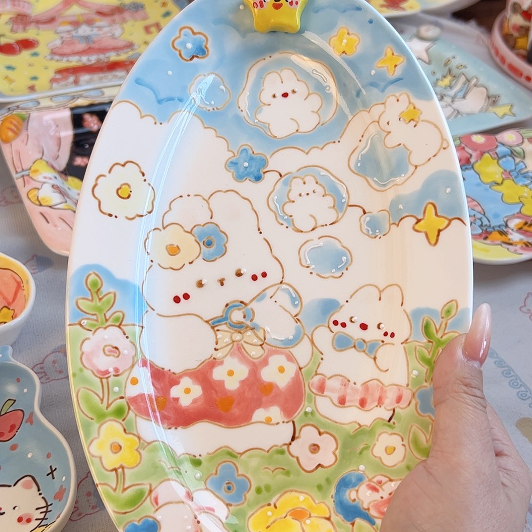 章***子陶摆件景德镇陶瓷