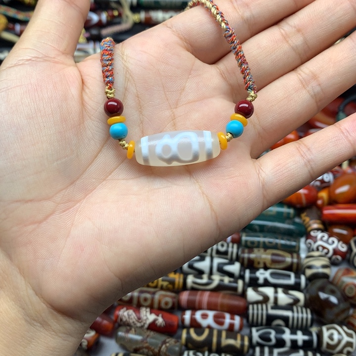 玛瑙/玉髓未镶嵌吊坠(赠链)