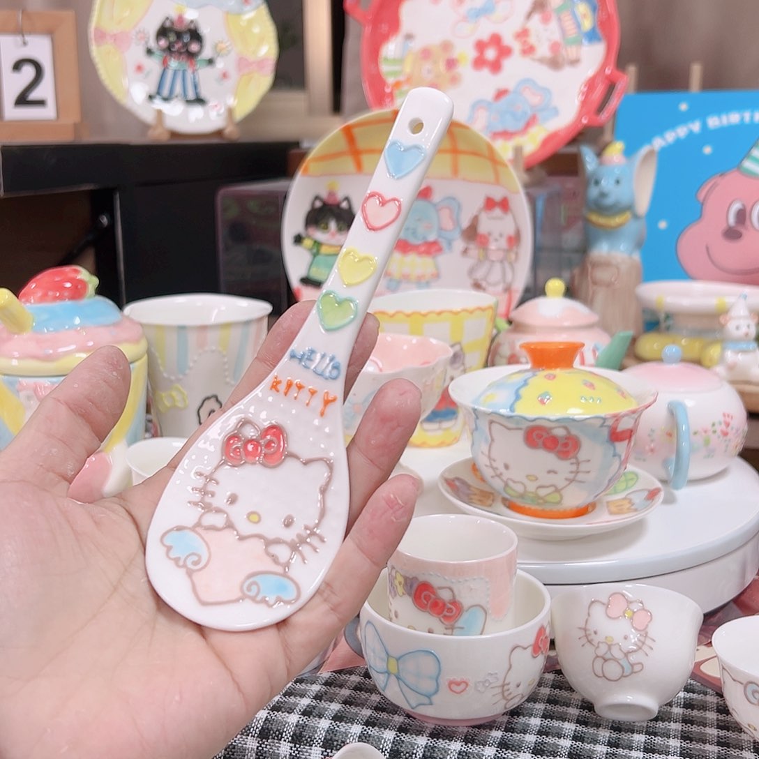 可爱陶瓷高温手作