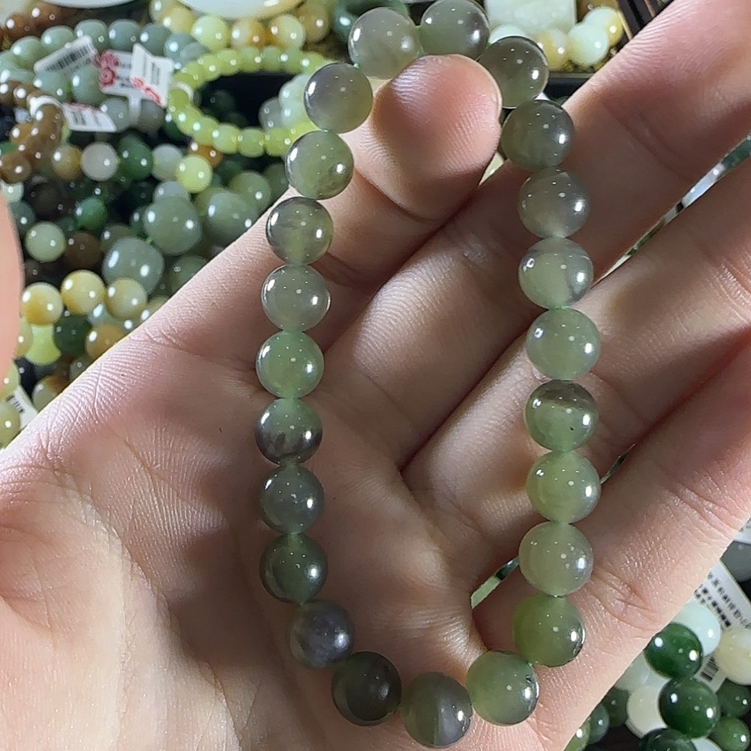和田玉手链未镶嵌106