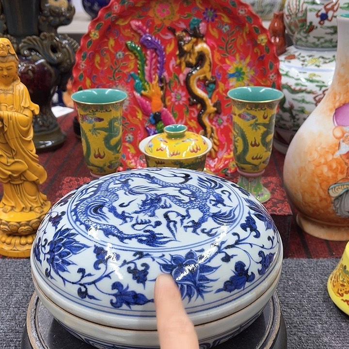 瓷片手****5瓷器摆件摆件摆件