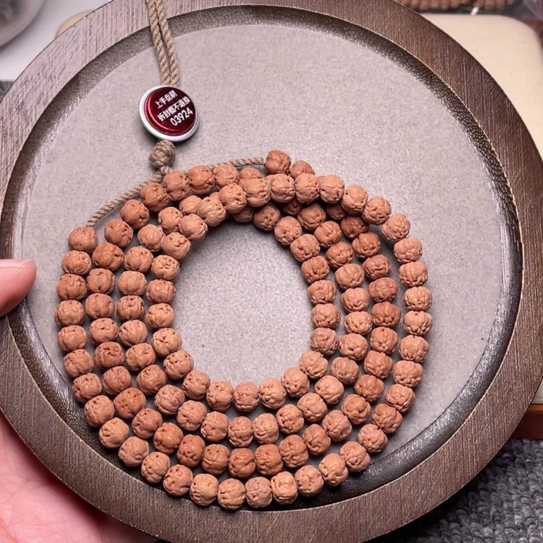 手串金刚菩提山***?私人定制超头佛手108尺寸7