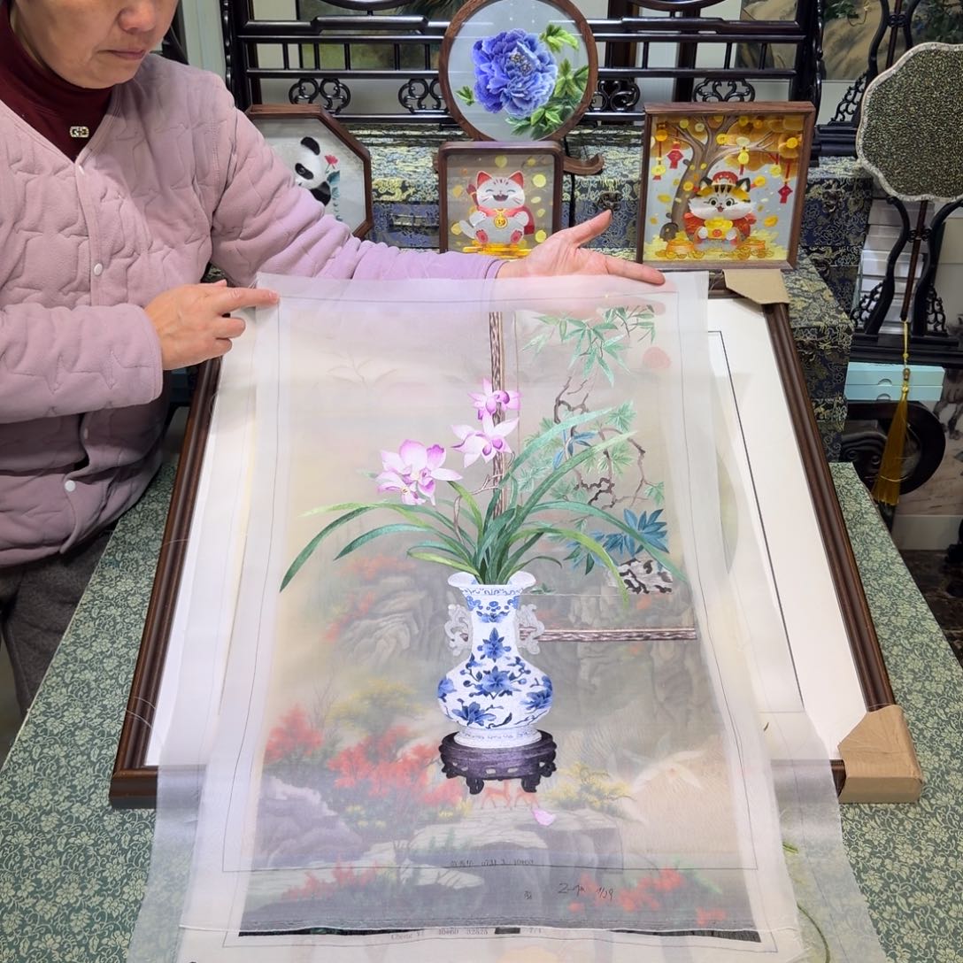 刺绣手工苏绣工艺