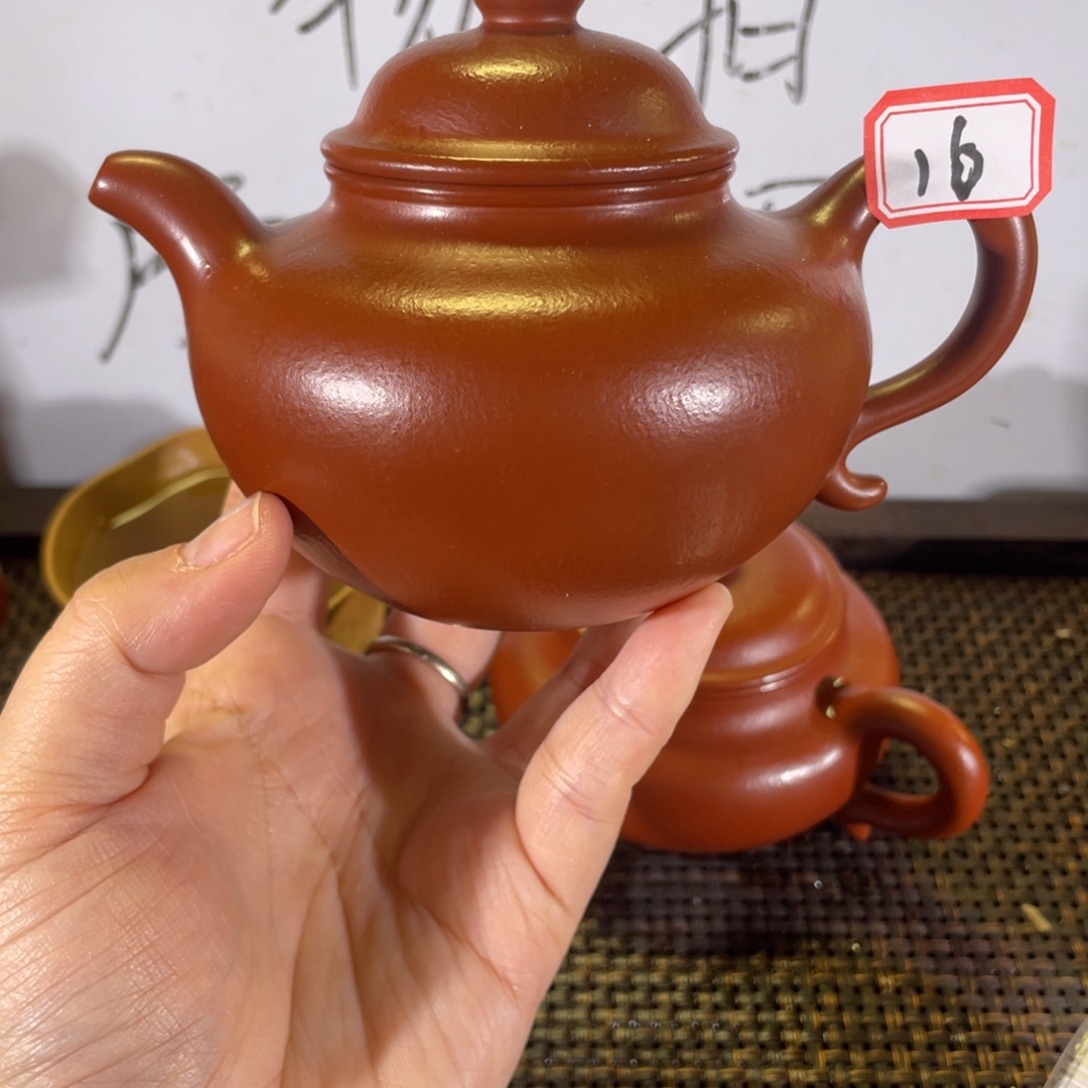 茶壶紫砂莲子全手