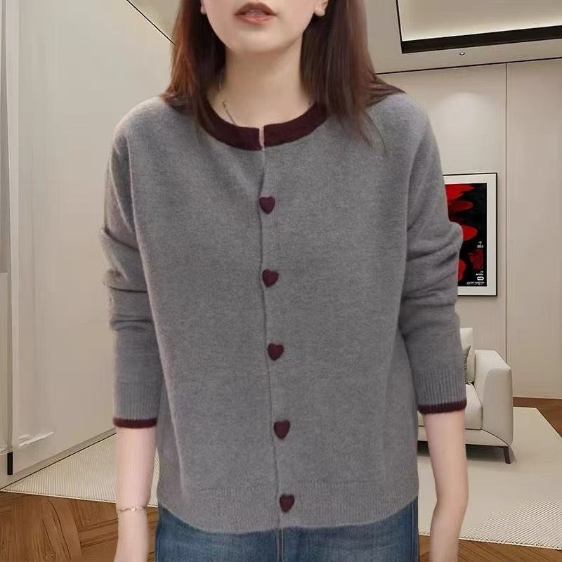 大码女装胖mm秋冬毛衣新款宽松小个子百搭洋气遮肚打底上衣针织衫