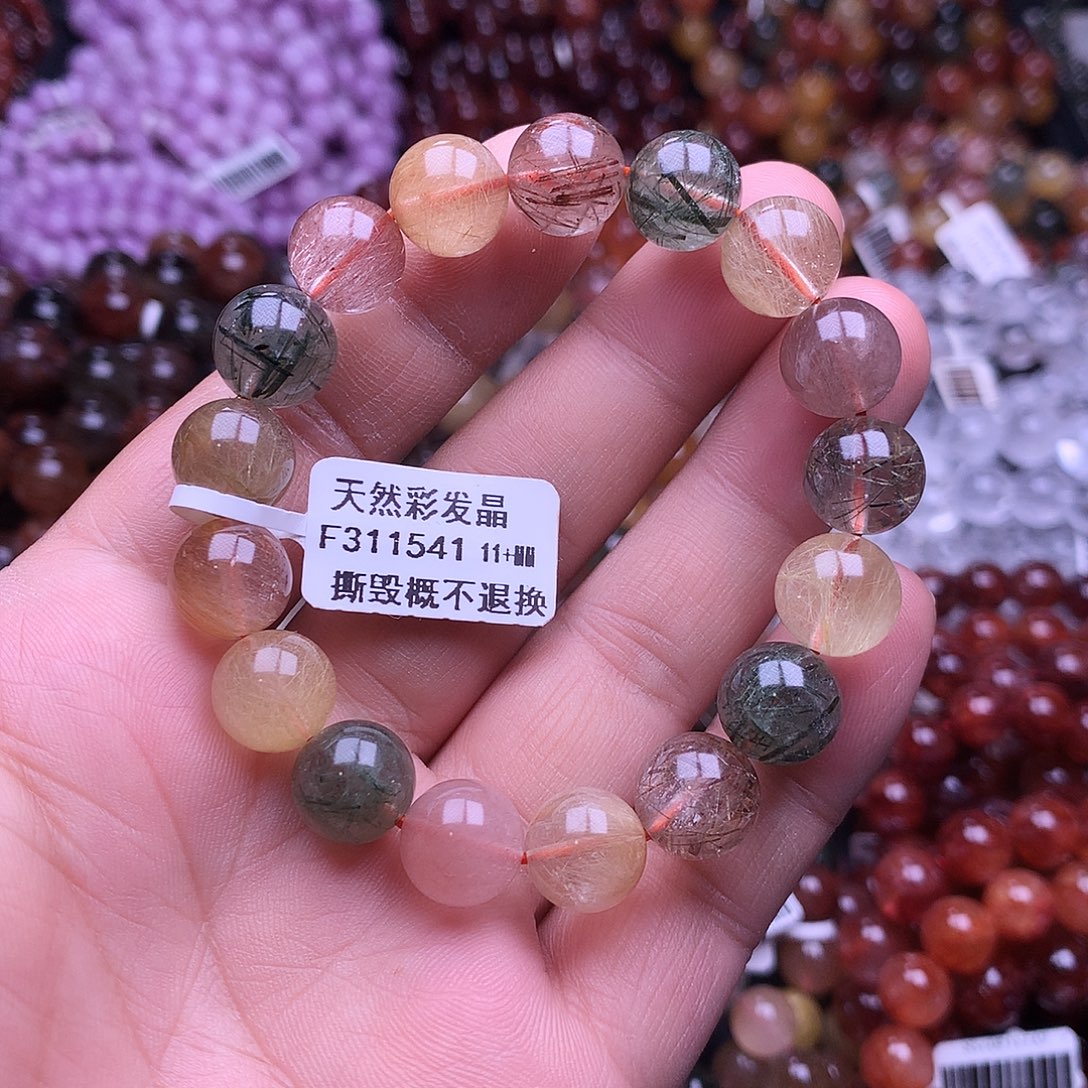 水晶手链未镶嵌，，